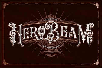 Hero Beam Font: Bold Design for Digital Creators