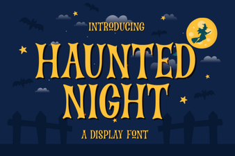Haunted Night Fonts for Creative Digital Projects