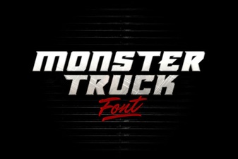 Design Bold Monograms with Monster Truck Fonts