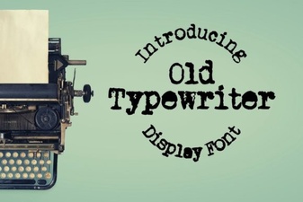 Typography Tools: Vintage Typewriter Font Resources