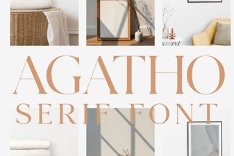 The Agatho Font: Modern Design Elegance