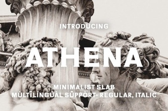 Athena Font: Clean Modern Style for Creative Projects
